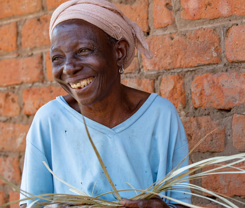 Achiwa, from Salima District, Malawi, received surgery for advanced trachoma in 2019. (Photo courtesy of Sightsavers, Alyssa Marriner)