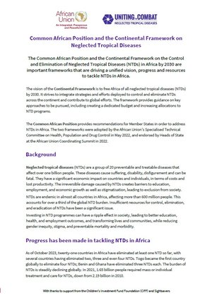 Two-pager CAP and CF