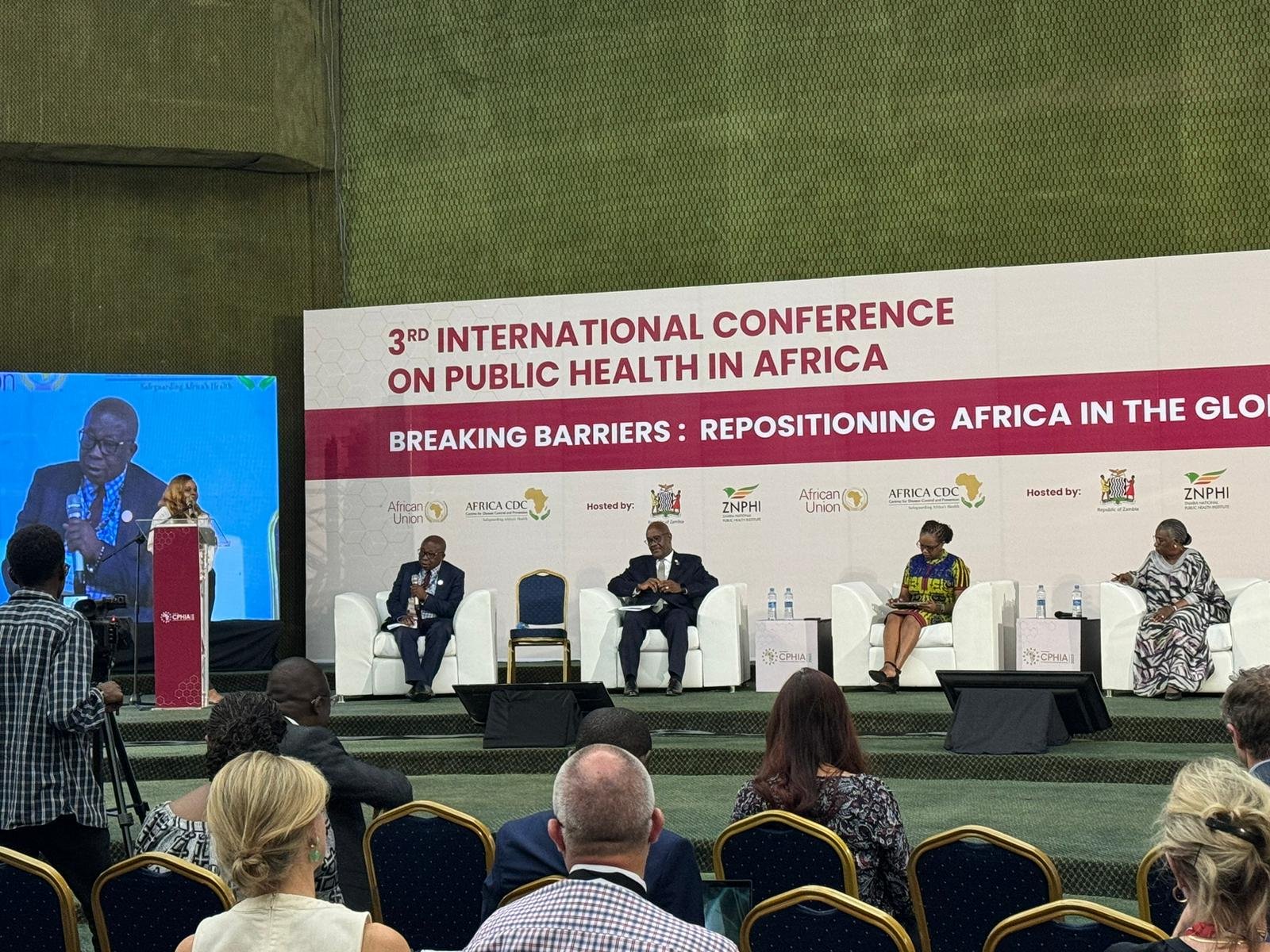 Panellists at the CPHIA Future of Global Health Initiatives session