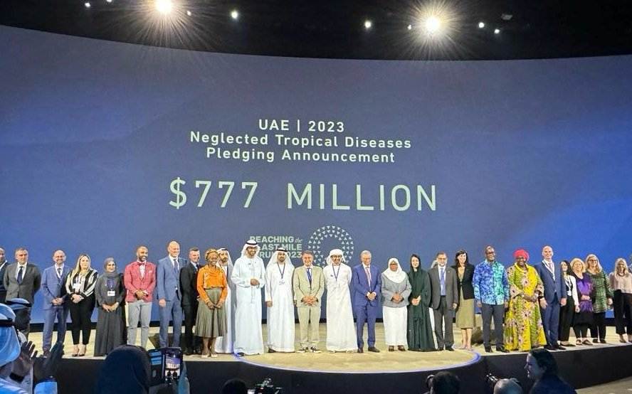 Global leaders on stage at the Reaching the Last Mile Forum at COP28
