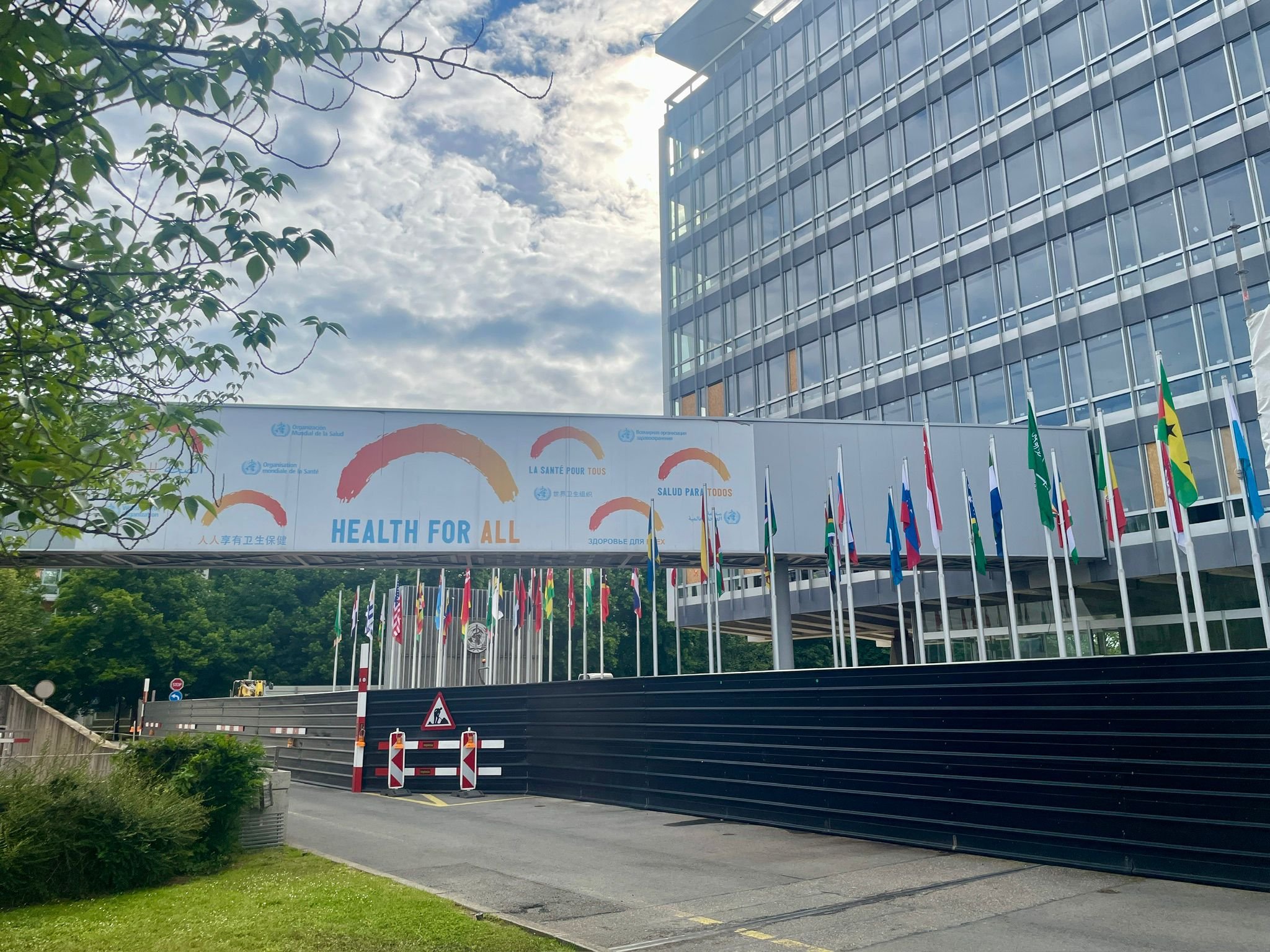 World Health Organization HQ at WHA77