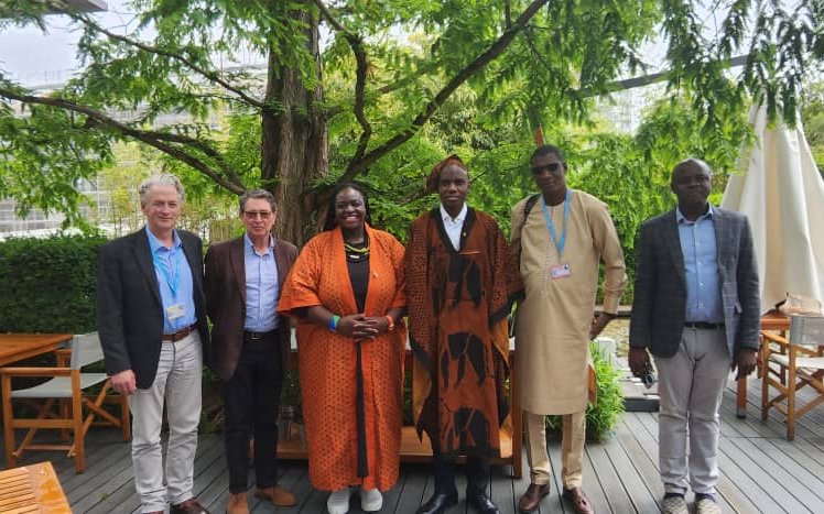 Thoko and Uniting staff with the Guinea Minister of Health